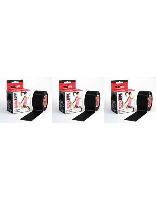 Rocktape Strong Adhesive Kinesiology Tape Patterned Rolls x 3