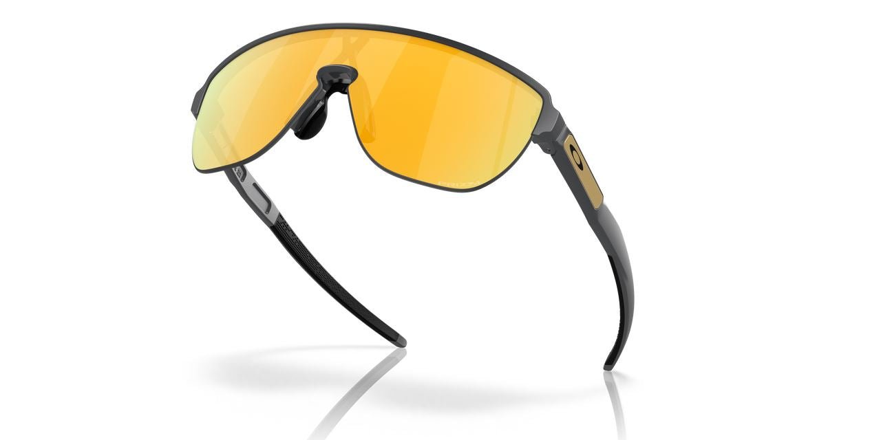 Oakley Corridor Sunglasses Matte Carbon Sports Frame 24k Iridium Lenses DrivingOakley