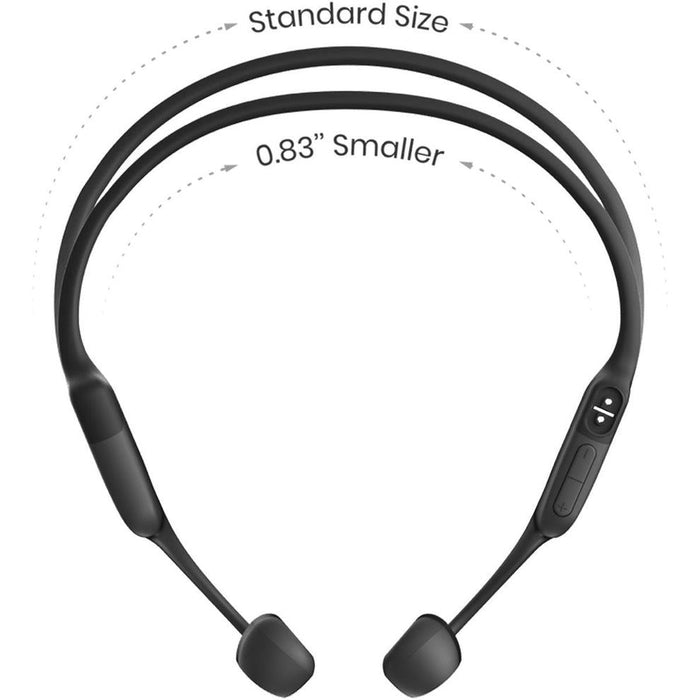 Shokz OpenRun Mini Bluetooth Open Ear Bone Conduction Headphones USB Type C - Black