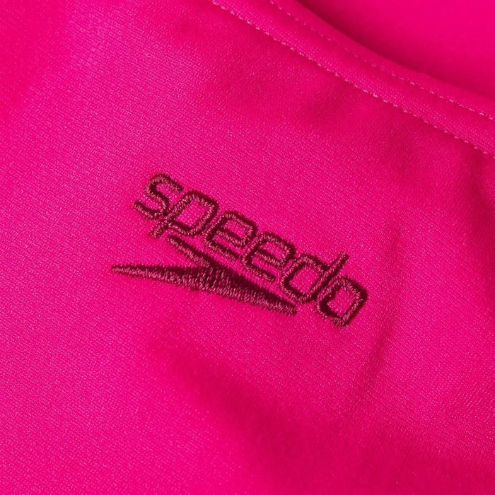 Speedo Swimming Costume Girls Eco Endurance+ Medalist Swimsuit - Pink
