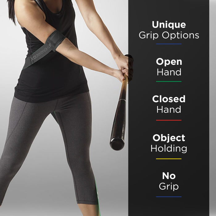 THERABAND RESISTIVE EXERCISE BAND CLX 11 LOOPS BLACK 2.5m