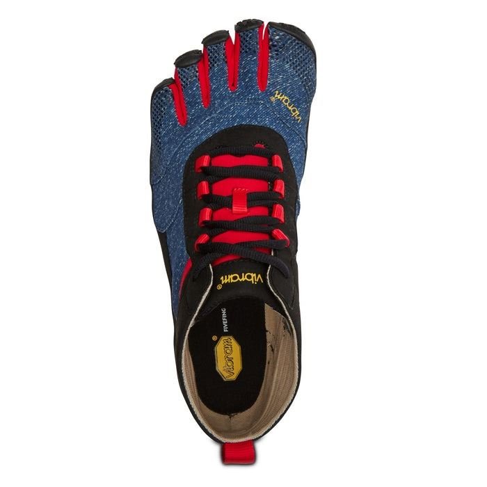 Vibram Men V - Trek Fitness Five Finger Megagrip Running Trainers - Denim RedFITNESS360