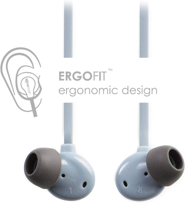 Boompods Sportline In Ear Headphones IPX4 EQ Adjustable Blue