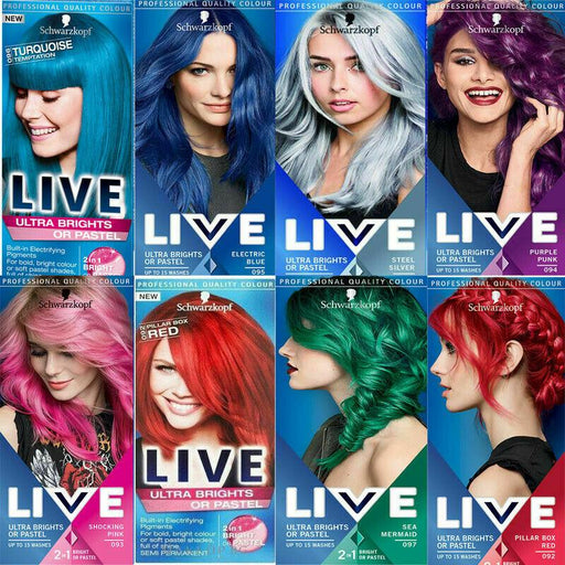 Schwarzkopf Live Ultra Brights Semi - Permanent Hair DyeSchwarzkopf