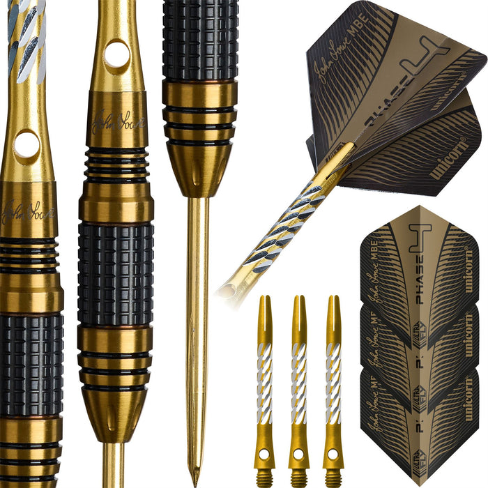 Unicorn Darts John Lowe Phase 4 90% Tungsten Steel Tip Precision Dart Set