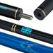 Powerglide  Aramid Graphite Snooker Cue Carbon Composite 2 Piece 57" 10mm Tip - BluePowerGlide