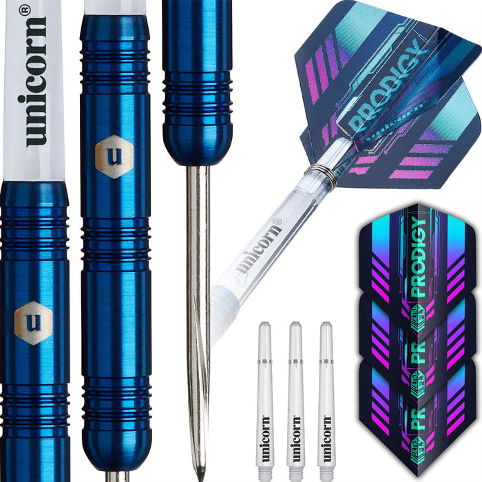 Unicorn Darts Prodigy 01 95% Tungsten Steel Tip Elite Dart Set