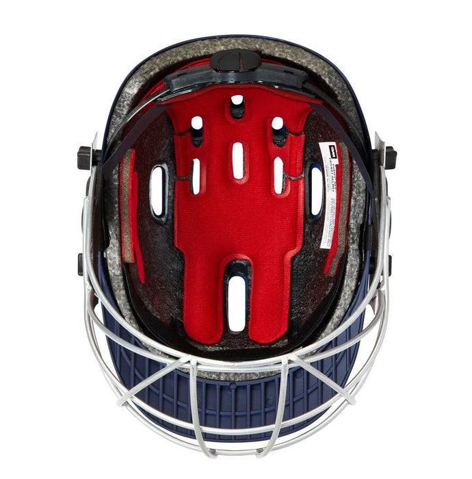 Gunn & Moore GM Cricket Purist Geo II Helmet Steel Grill Head Protector - Maroon