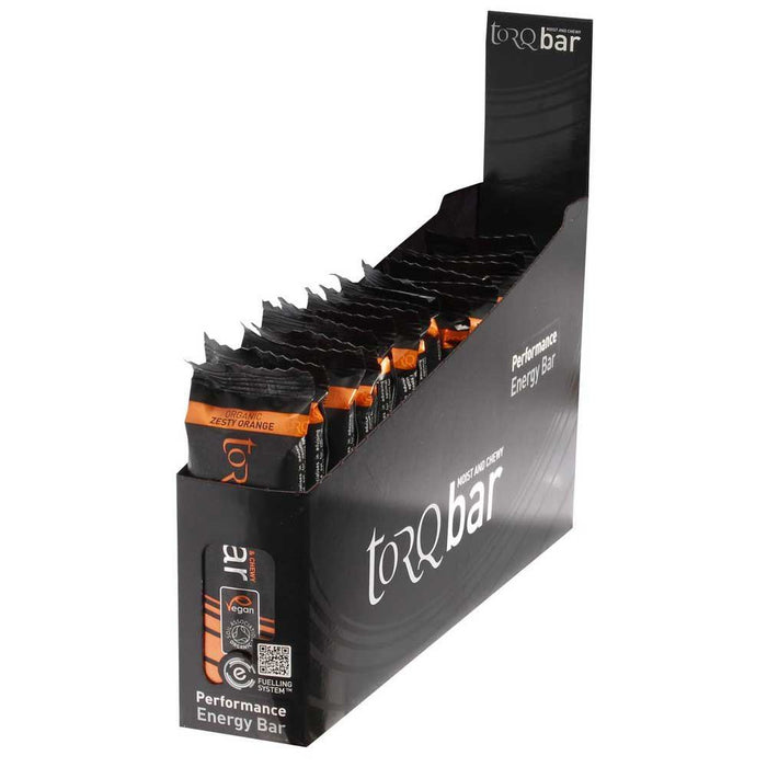 Torq Organic Energy Bars Gluten Free Low Fat Natural Flavour Box - Pack of 15