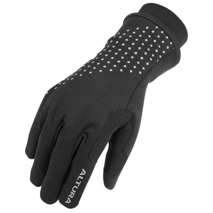 Altura Nightvision Unisex Waterproof Insulated Cycling Gloves Reflective - Black