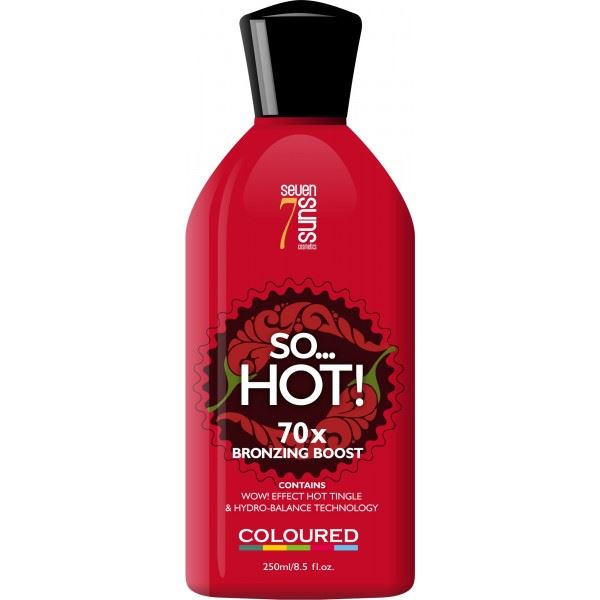 Seven Suns So Hot Tanning Lotion Bronzing & Tinlge Formula- 250ml