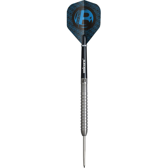 Unicorn Owen Bates 90% Tungsten 24g Steel Tip Darts – Precision Contender Set