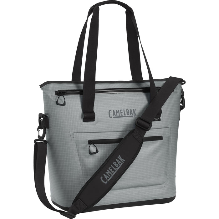 CamelBak ChillBak 18L Tote Soft Cooler with 3L Fusion Group Reservoir Waterproof Storage Compartments Travel Bags - Monument Grey