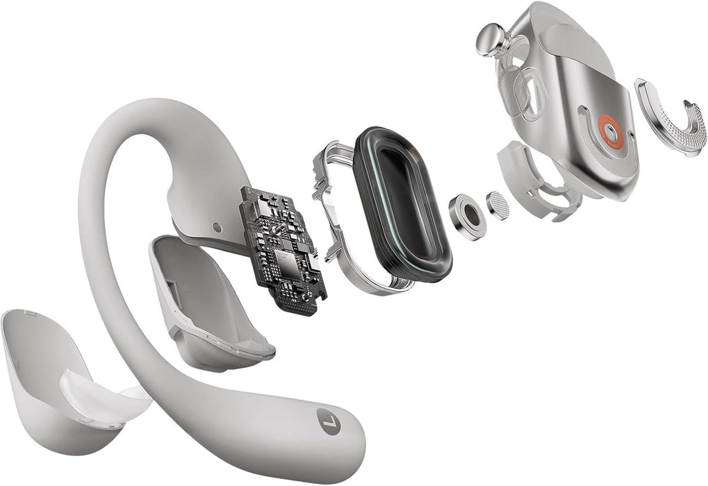 Shokz OpenFit 2 Open-Ear Wireless Earbuds & Bluetooth Headphones - Beige