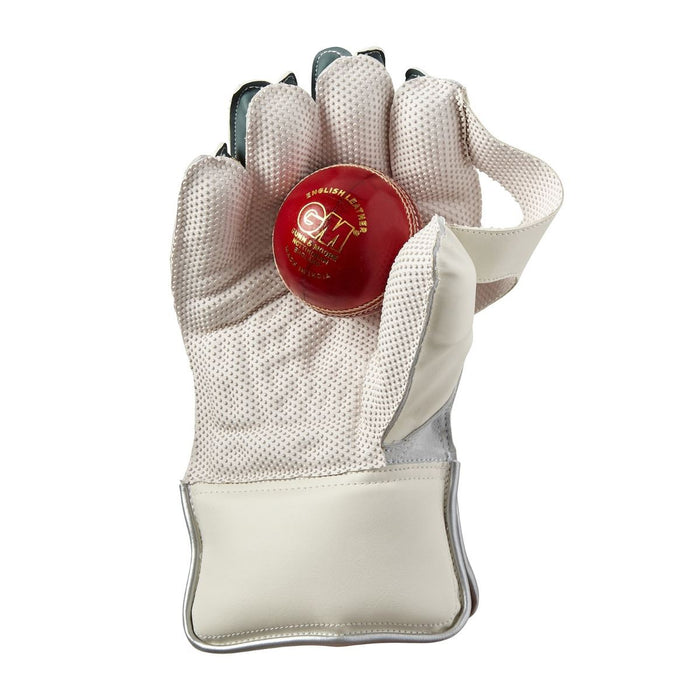Gunn & Moore Cricket Padded PU Wicket Keeping Gloves Made of Cotton - Men's