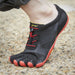 Vibram KSO Evo Mens Five Fingers Barefoot MAX FEEL Training Shoes - Black/RedVibram