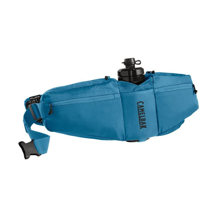 CamelBak Podium Flow 2 Waist Pack with 21oz Podium Dirt Bottle Lightweight Hydration Belt with Secure Storage