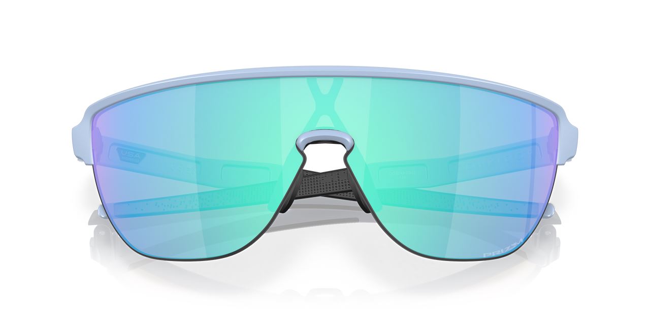 Oakley Corridor Sunglasses Matte Stonewash Sports Non Slip Frame Sapphire Lenses