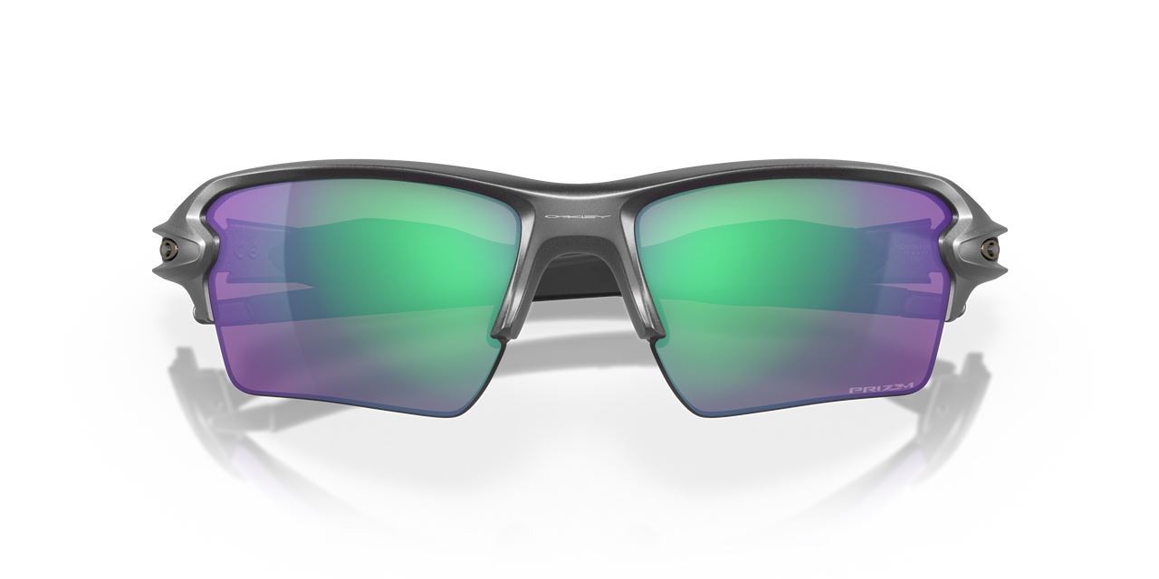 Oakley Flak 2.0 XL Sunglasses Prizm Road Jade Lenses Cycling Sports Steel Frame