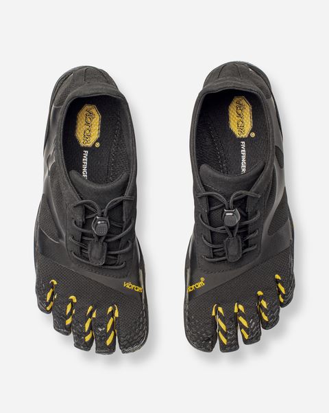 Vibram KSO Evo Five Fingers Barefoot Ladies Training Shoes - Black/Yellow
