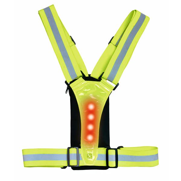 Ultimate Performance Stile Reflective LED Running Vest & Phone Carrier