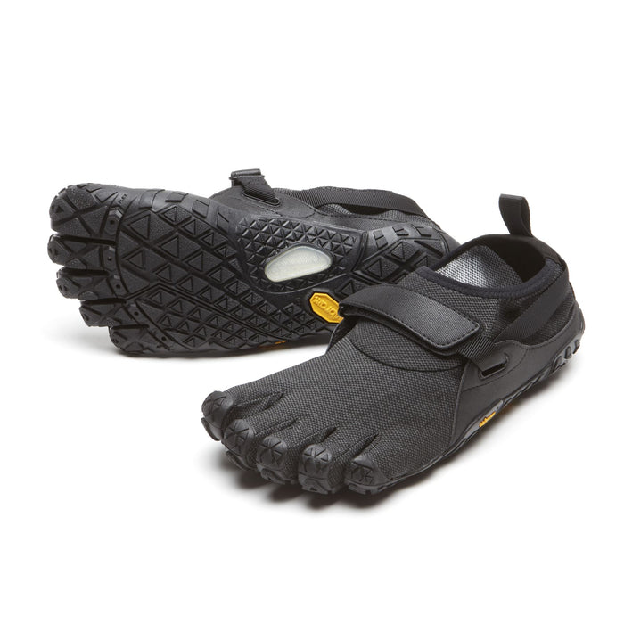 Vibram Mens Five Finger Shoes Barefoot Mega Grip Running Casual Trainers - Black