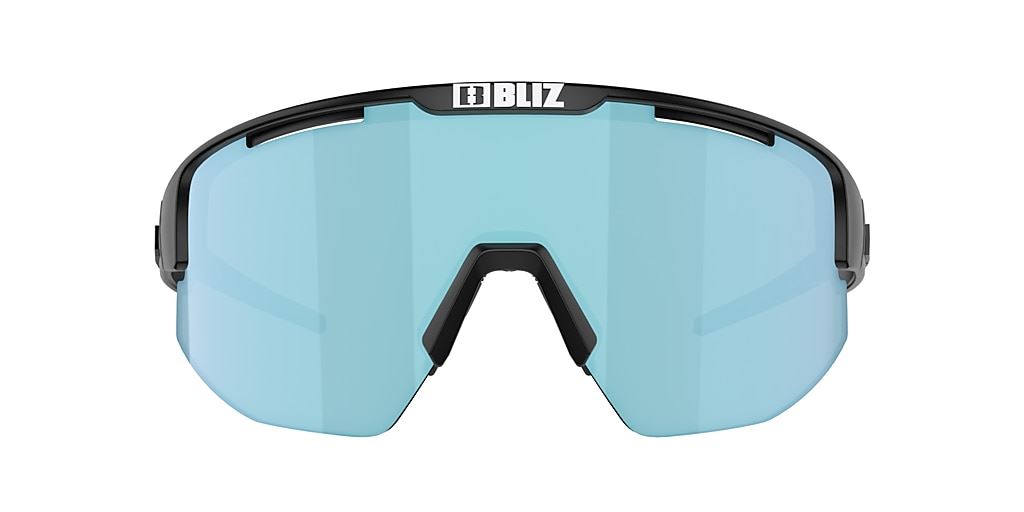 Bliz Matrix Small Sunglasses Matte Black Frame Ice blue Lens