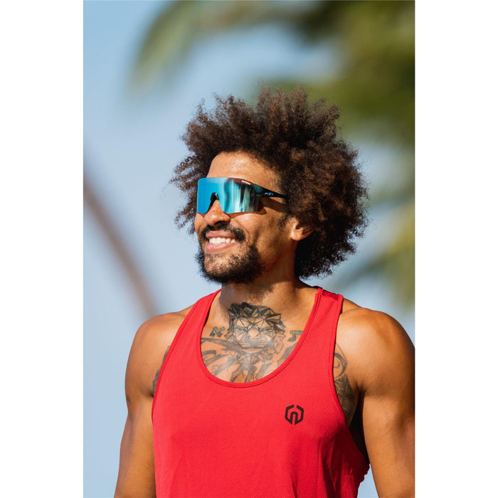 Tifosi Rail Clarion Interchangeable Lens Sunglasses UV Protected Oversized Rimless Outdoor Running Cycling Glasses