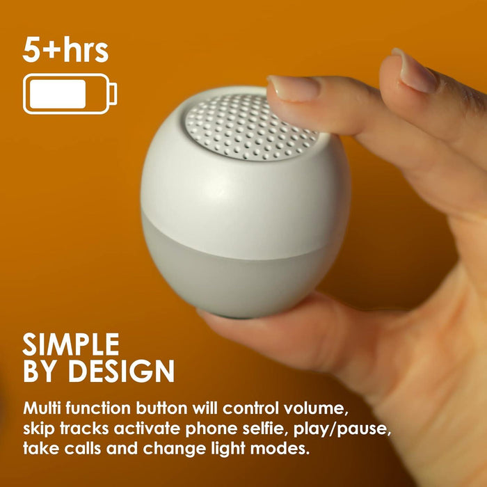 Boompods Soundflare Portable Mini Bluetooth Waterproof Speaker Pink