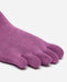 Vibram Athletic No Show Five Fingers Performance Toe Socks - PurpleFITNESS360