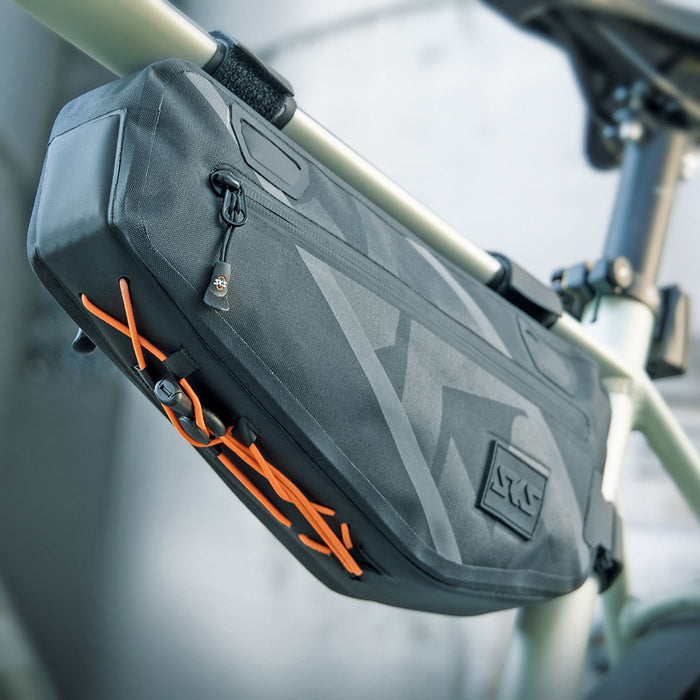 SKS Explore Frame Bag - 2.7 L Waterproof Bikepacking Bag with Packing Loop”