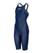 Arena Girls Swimsuit Navy Powerskin ST 2.0 Next Openback Race Swimming KneeskinArena