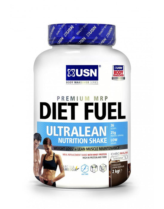 USN Diet Fuel Ultraclean Whey Protein Meal Replacement Weight Loss Shake - 2kg