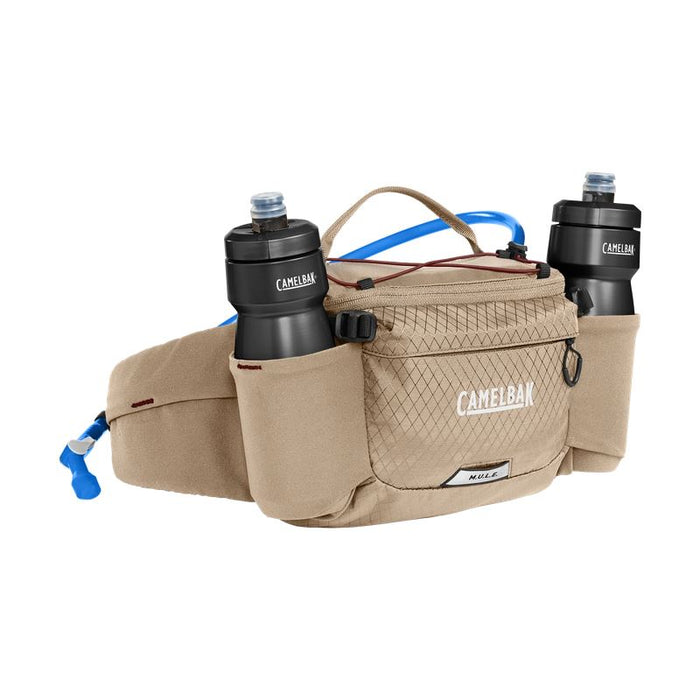 CamelBak Podium Flow 2 Waist Pack with 21oz Podium Dirt Bottle Lightweight Hydration Belt with Secure Storage