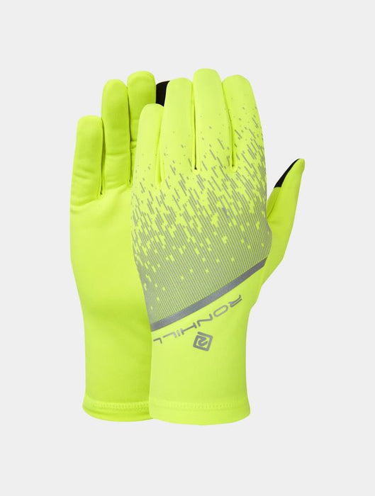 Ronhill Running Gloves – Reflect Glove For Cold Weather & Visibility - Yellow