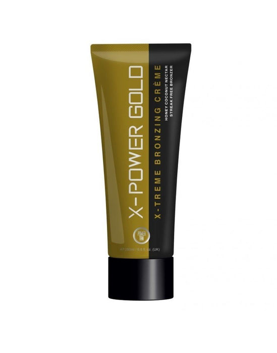 Power Tan X-Power Gold Dark Natural Skin Tanning Hemp Bronzer Lotion - 250ml