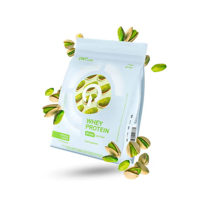 QNT Light Digest Whey Protein Powder BCAA And Fiber - Pistachio