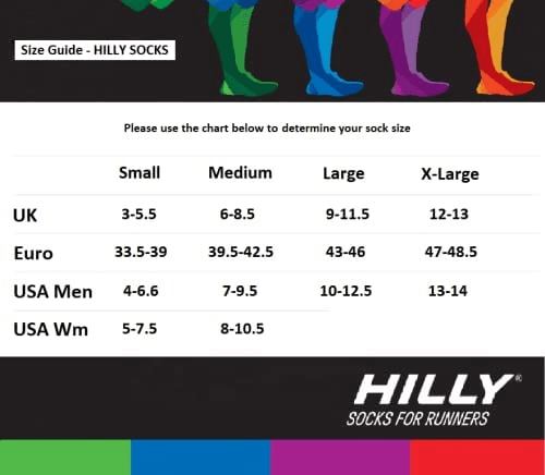 Hilly Unisex Marathon Fresh Socklets Running Socks Black/Orange - 3 Pairs for 2