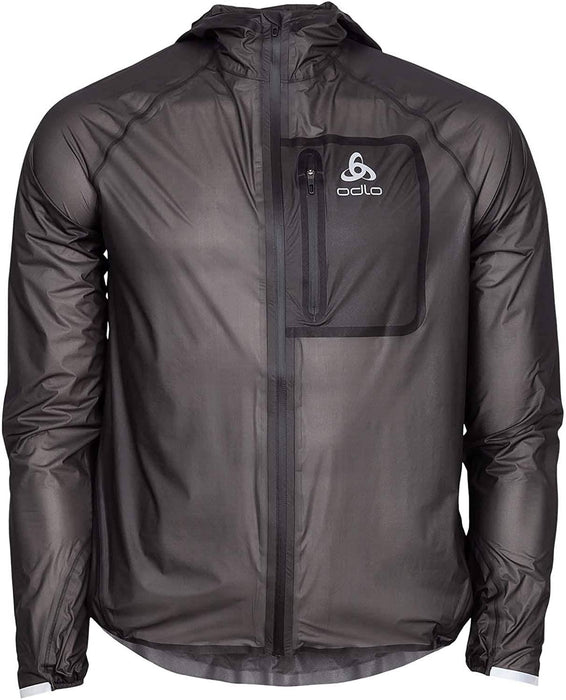 Odlo ZEROWEIGHT DUAL DRY Waterproof Reflective Running Jacket For Men **