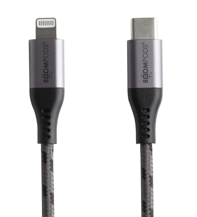 Boompods Tide USB A To Apple Lightning 1.5 Meters Flexible Cable