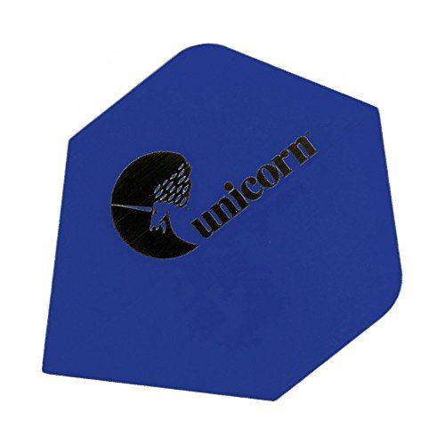 Unicorn Darts Maestro.100 Micron Plus Shape Flight Ultra Strong Durable - Blue