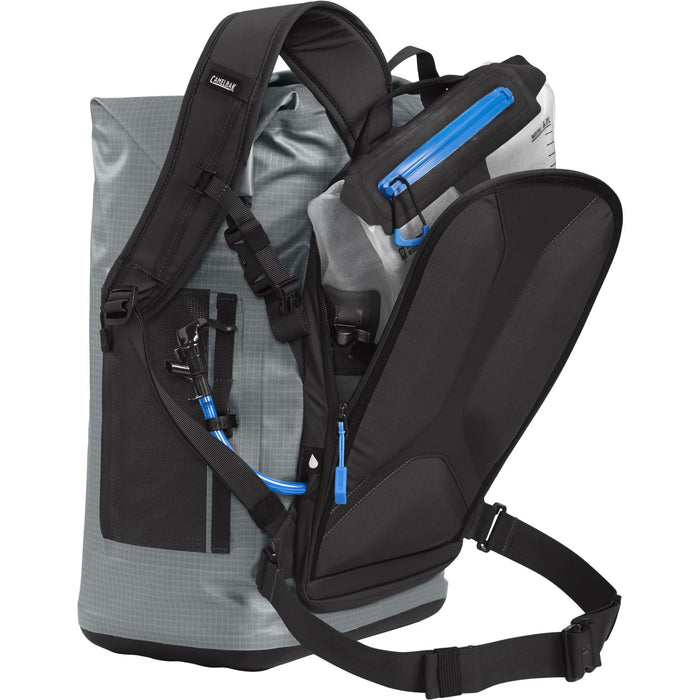 CamelBak ChillBak 30L Backpack Cooler with 6L Fusion Group Reservoir Waterproof Insulated Cooler Bags - Monument Grey