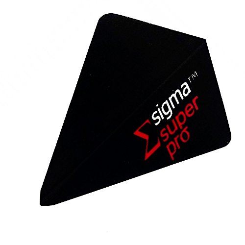 Unicorn Darts Sigma.100 Super Pro Shape Micron Optimised Dart Flight - Black