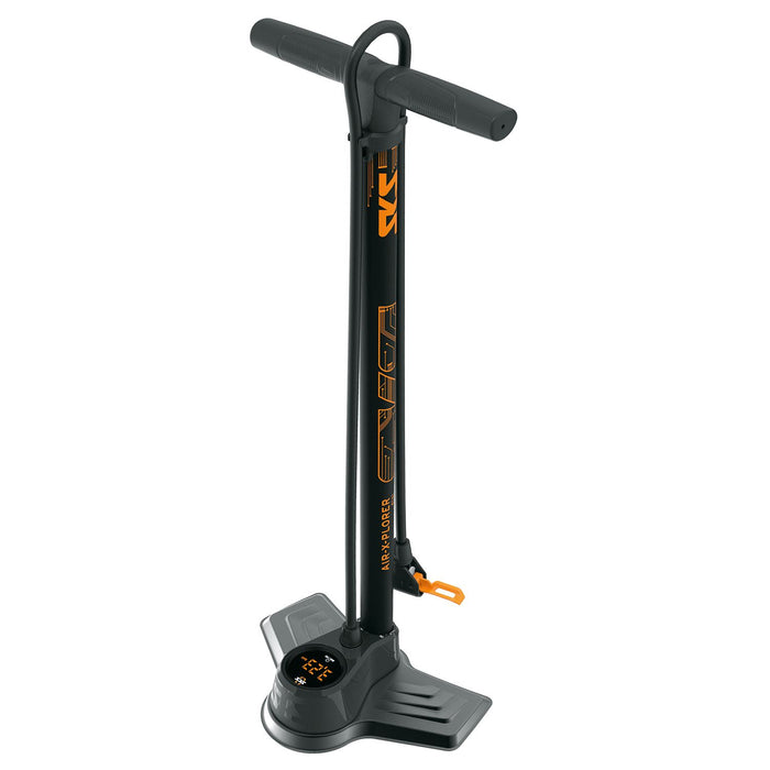 SKS Air-X-Plorer Digi 10.0 Bike Tyre Floor Pump With Digital Gauge to 10 Bar