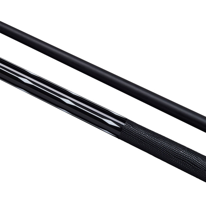 PowerGlide Luxe Carbon Pool Cue High‑Performance 2‑Piece Cue 10mm Tip