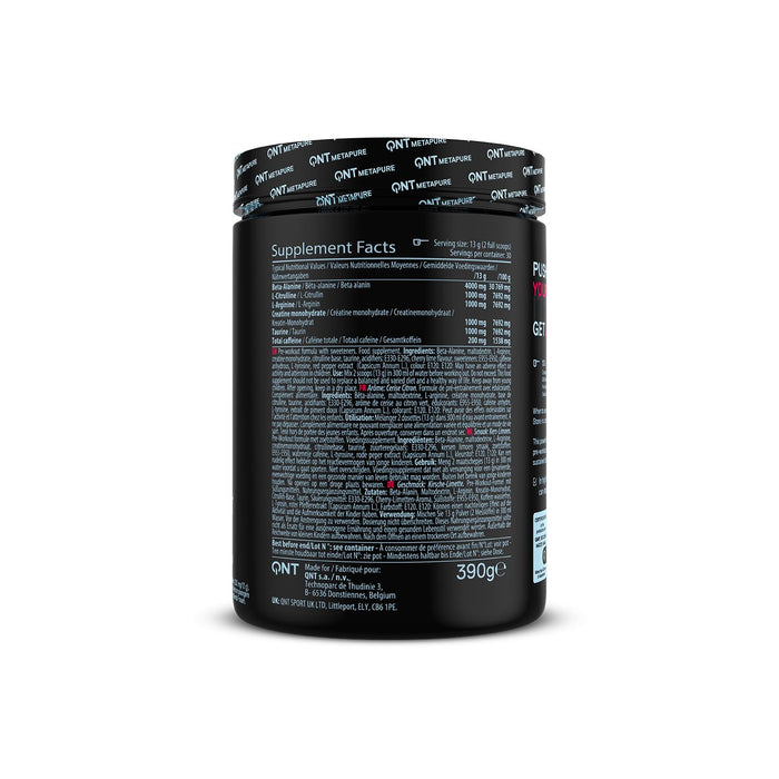 QNT Pre Workout Overdrive Performance Powder 390g - Cherry