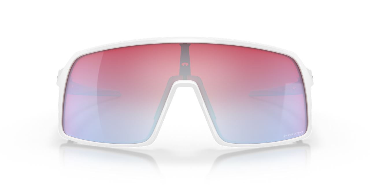Oakley Sutro Sports Sunglasses Polished White Frame Prizm