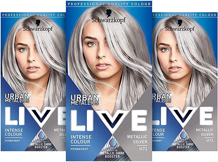 Schwarzkopf Urban Metallics Permanent Hair Colour - 3 PackSchwarzkopf