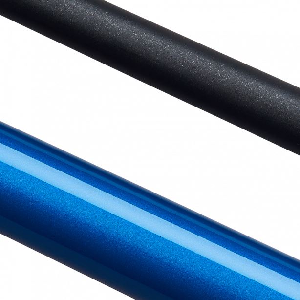 Powerglide  Aramid Graphite Snooker Cue Carbon Composite 2 Piece 57" 10mm Tip - Blue