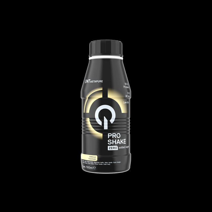 QNT Pro Shake Muscle & Sport Low Carb Recover Protein Drink (Vanilla) 12 X 500ml
